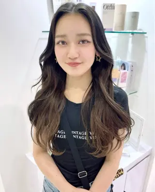 ロング カラー MONA HARUNA💫のヘアスタイル