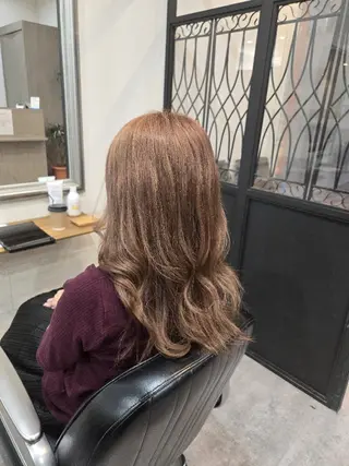 カラー 暖色🍎透明感カラー 🩵小林かりんのヘアスタイル