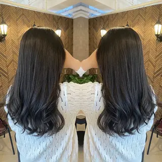 ロング カラー tocca 💜石田愛結💜のヘアスタイル