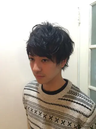 ショート カラー メンズ seen所属・境 健助のヘアスタイル