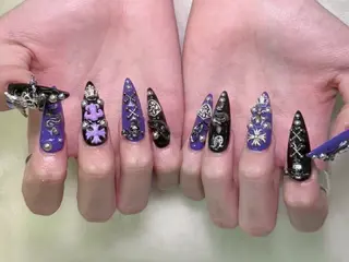 ネイル lucky nail 歌舞伎町のネイルデザイン