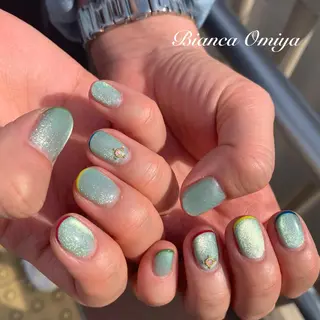 ネイル ネイルサロンビアンカ 大宮店長 モリサワのネイルデザイン