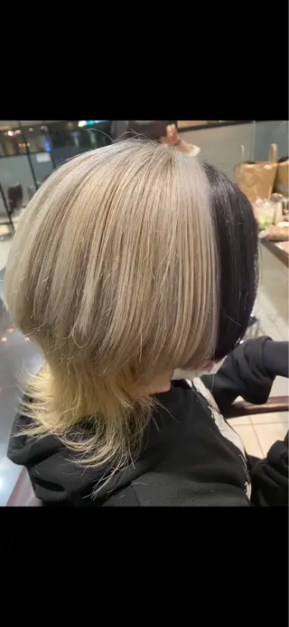 カラー マッシュウルフ ボブ Hirotoのヘアスタイル