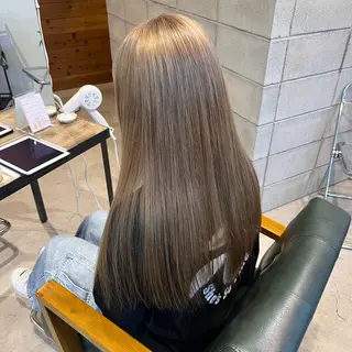 ロング カラー あ あのヘアスタイル