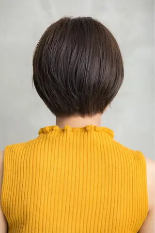 ショート 巻けるケア縮毛矯正✨ ケアカラー✨山下のヘアスタイル