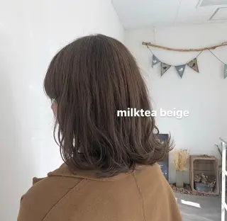 ミディアム カラー GPIP 近藤沙樹のヘアスタイル