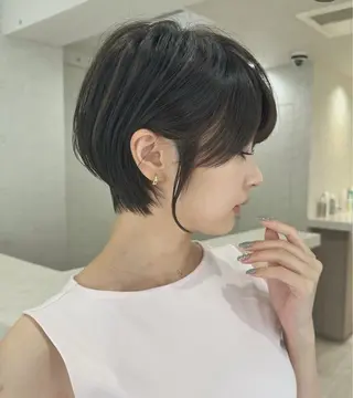 ショート 美髪×縮毛矯正 水上真由美😘のヘアスタイル