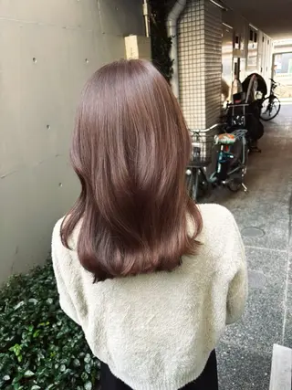 ミディアム カラー Large 都筑雅人のヘアスタイル