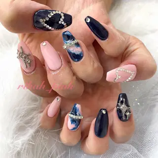 ネイル GO TODAY シェアサロン 新宿Gratia所属・rika.H🦋 個性派スカルプネイルのネイルデザイン