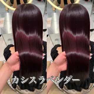 ロング カラー ブリーチなし/暖色/ 透明感/ririkaのヘアスタイル