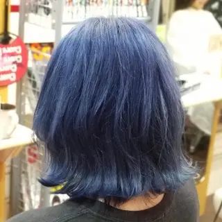 ミディアム カラー 植田 /エクステ /ブリーチ/髪質改善のヘアスタイル