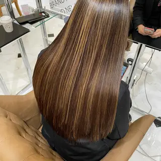 ロング 似合わせスタイル 岡田勇哉のヘアスタイル