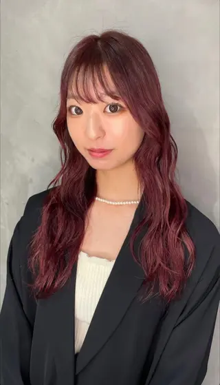 ロング Yuuka/ w colorのヘアスタイル
