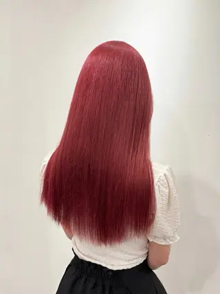 ロング カラー ハイトーン/ウルフ/ レイヤー/Asukaのヘアスタイル