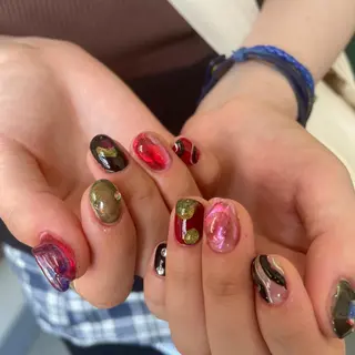 ネイル ゆびノさき茨木店 ニュアンス/アートのネイルデザイン