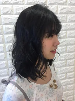 ミディアム 似合わせ.ﾍｱｾｯﾄ 得意🌹井上美沙のヘアスタイル