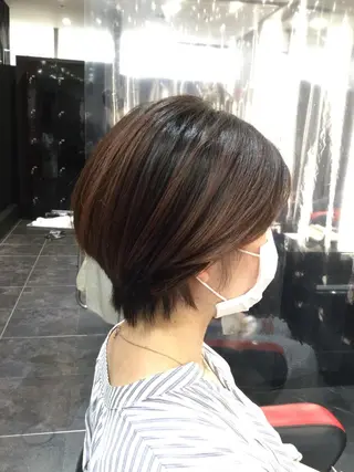 ショート カラー Annon プライベートサロンのヘアスタイル