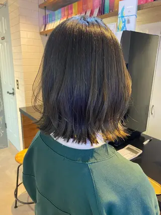 ミディアム カラー scene.池袋所属・scene. haraのヘアスタイル