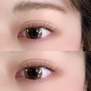 マツエク・マツパ 似合わせカット暖色 カラーhiyonaのヘアスタイル