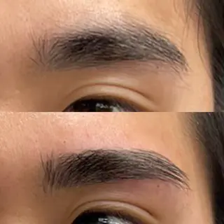 メンズ アイブロウ 💈フェザーパーマ 須賀俊介💈のヘアスタイル