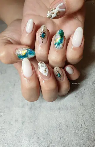 ネイル 3dパーツ/流行り 👧shushu❤️のネイルデザイン