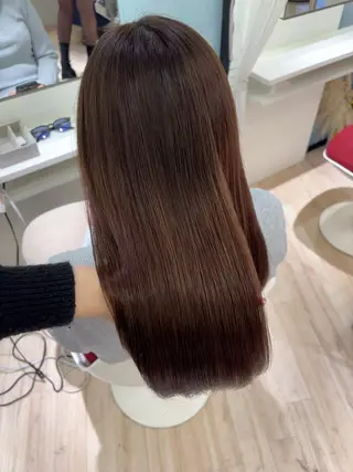 ロング カラー ParveMix 岡本えりかのヘアスタイル