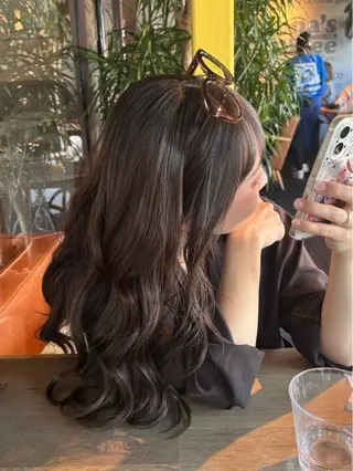 セミロング カラー Matsubara asuka  ☪︎のヘアスタイル