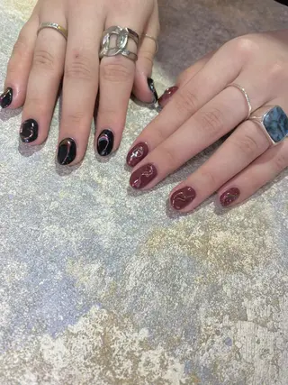 ネイル Amber21.所属・Nagahama Akariのネイルデザイン