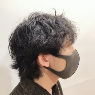 パーマ メンズ 高山🐬髪質改善 池袋で縮毛矯正のヘアスタイル
