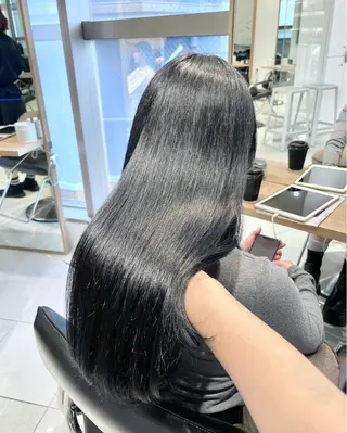 ロング カラー ツヤ髪/韓国ヘア 💎Nokaのヘアスタイル