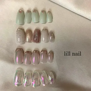 ミディアム pllia beautyのネイルデザイン