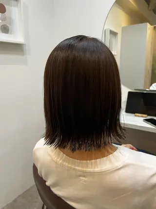 ミディアム カラー 【髪質改善】全席個室 Zina北千住　高澤のヘアスタイル
