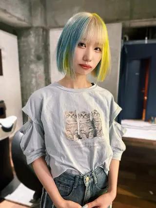 🧡色落ちまで2度綺 麗なカラー🧡ヨシキのヘアスタイル