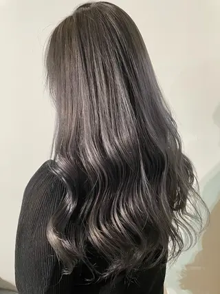 ロング カラー ヘアアレンジ キッズ マツエク・マツパ アイブロウ 透明感カラー/推しカ ラー☁️JURAのヘアスタイル