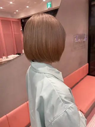 ショート Misaki /ボブ/縮毛矯正のヘアスタイル