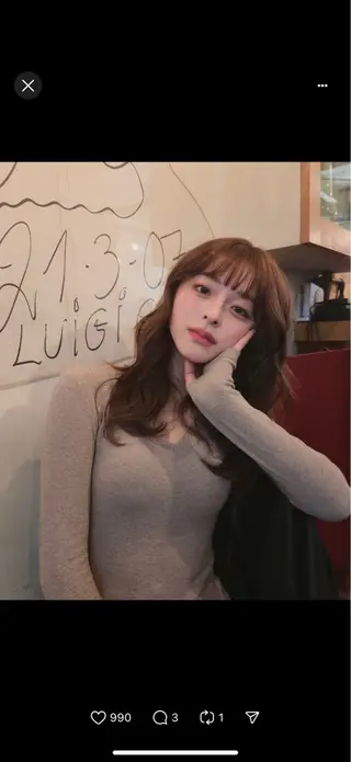 ロング 透明感🎀LOREN エリコ🌈のヘアスタイル