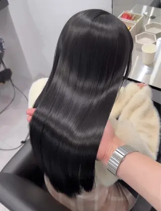 ロング 髪質改善/縮毛矯正 梅田茶屋町/西尾祐作のヘアスタイル