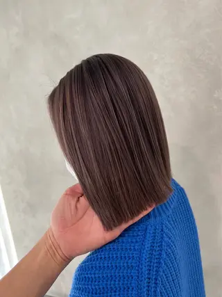 ショート カラー 渋谷/レイヤーボブ・ 韓国ボブ特化/楓のヘアスタイル