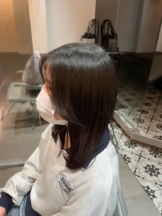 ミディアム カラー 🌻暖色カラー🌻 sakuraのヘアスタイル