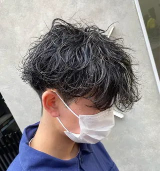 カラー パーマ メンズ 新宿【メンズパーマ】 塩澤太一のヘアスタイル