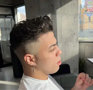 ショート パーマ ヘアアレンジ メンズ _WHITE京橋店所属・髪質改善_WHITE RYUSUKEのヘアスタイル