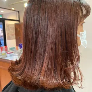 ミディアム カラー 💚 nao💚のヘアスタイル