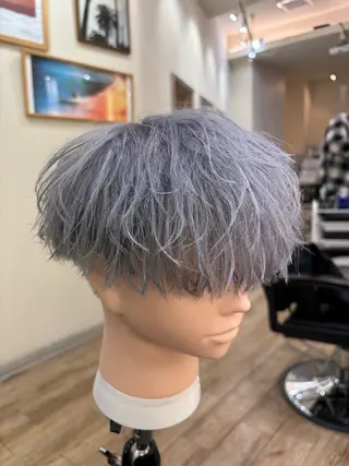 ショート メンズ メンズ特化カットパー マカラー坂田柊のヘアスタイル