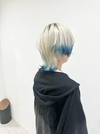 ショート カラー Re:st所属・Miyavi/カラー ショートボブのヘアスタイル