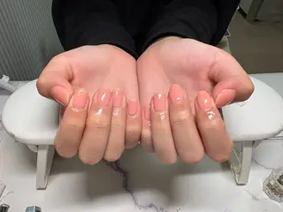 ネイル Chiara 長さだしのネイルデザイン