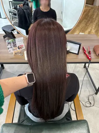 カラー 🧸艶ブリーチ/深み カラー🌺Noa🌺のヘアスタイル