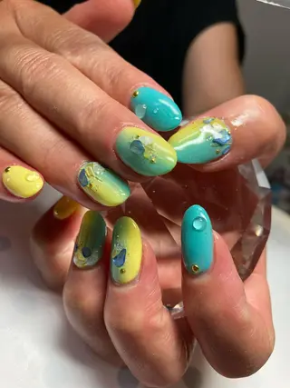 セミロング ネイル nail yukkoのネイルデザイン