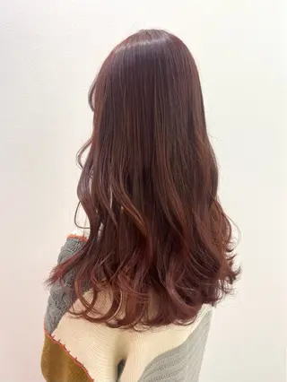 ロング カラー 山神 あんじのヘアスタイル