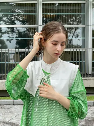 ロング ボブ/レイヤー /河内温太のヘアスタイル