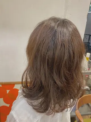 ミディアム パーマ ink Runaのヘアスタイル